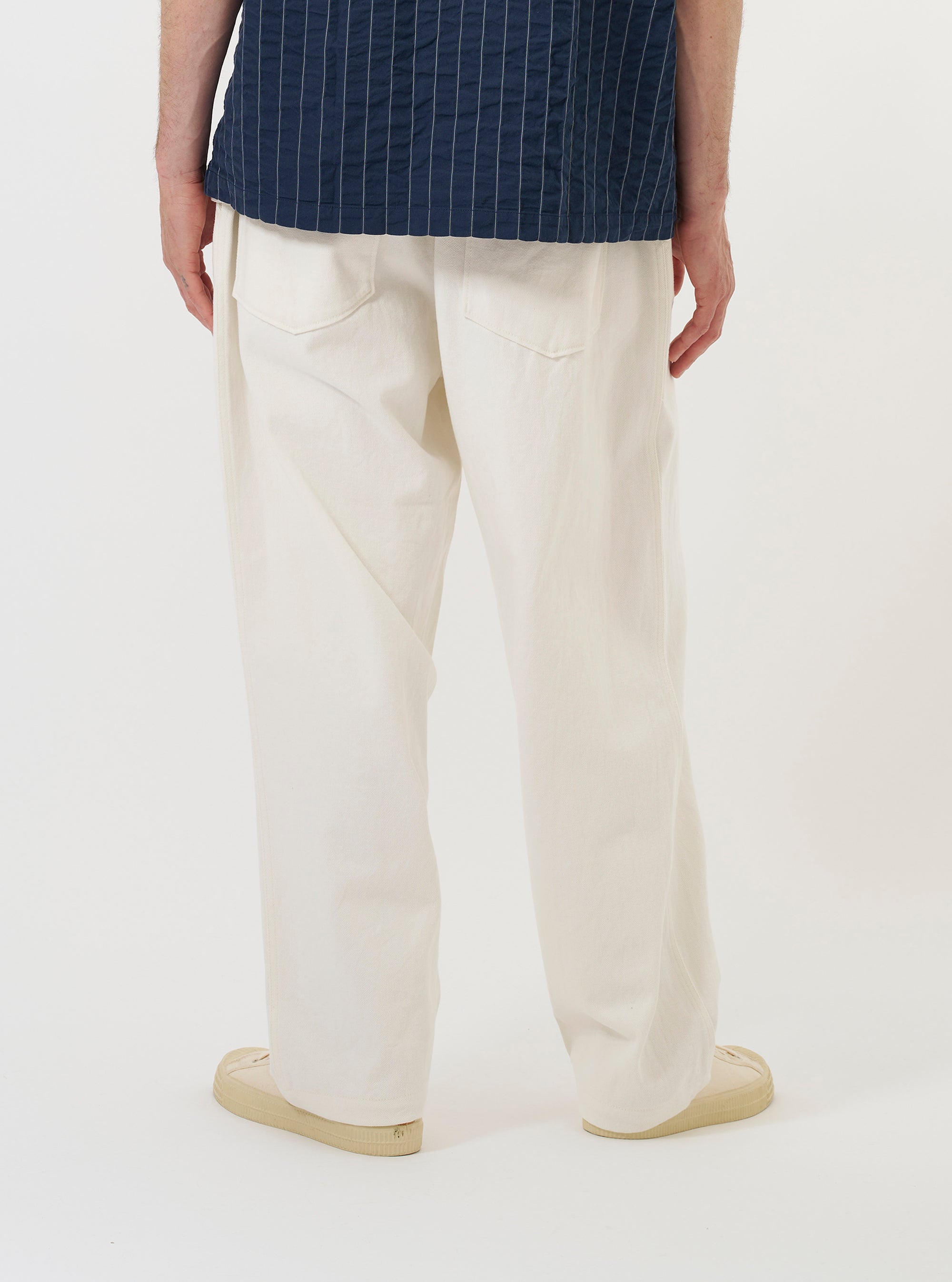 Ecru Slub Drill Dutch Pant