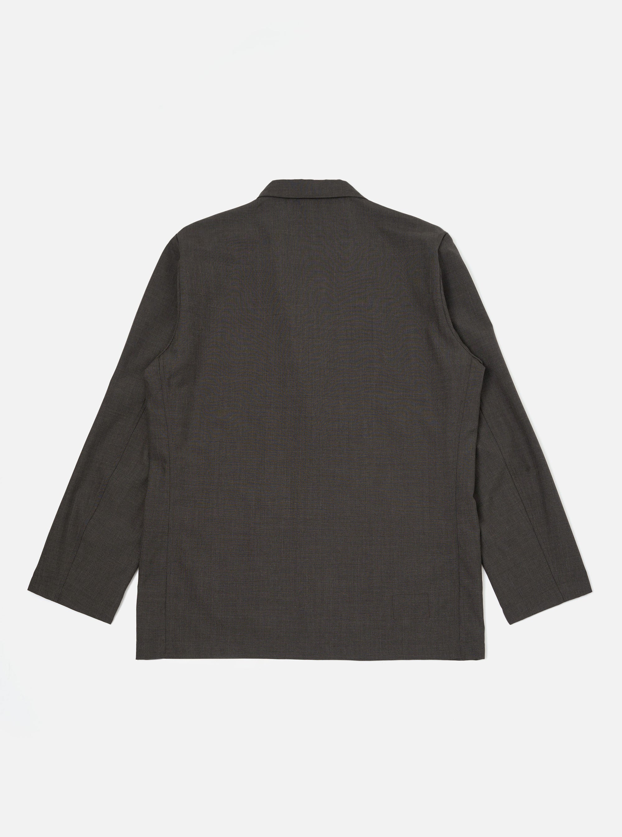 Brown Marl Tropical Suiting Two Button Jacket
