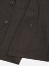 Brown Marl Tropical Suiting Two Button Jacket