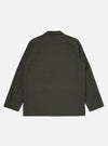 Olive Marl Tropical Suiting Two Button Jacket