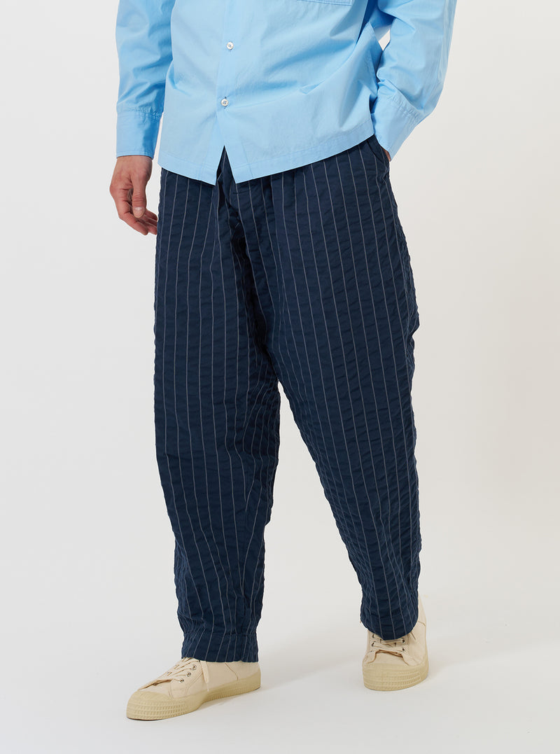 Navy Chester Stripe Oxford Pant