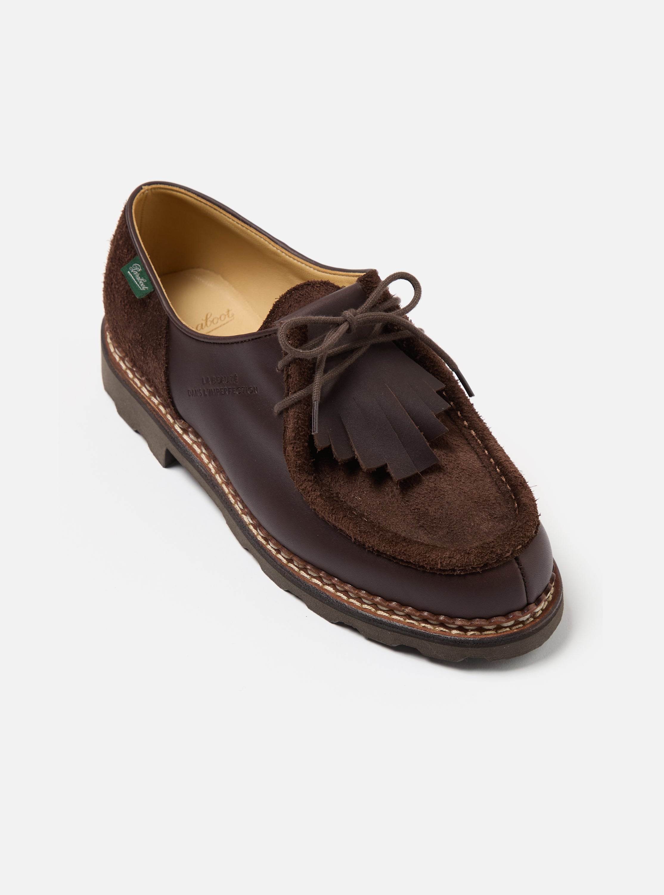 Paraboot x Universal Works Michael in Coffee Leather/Suede