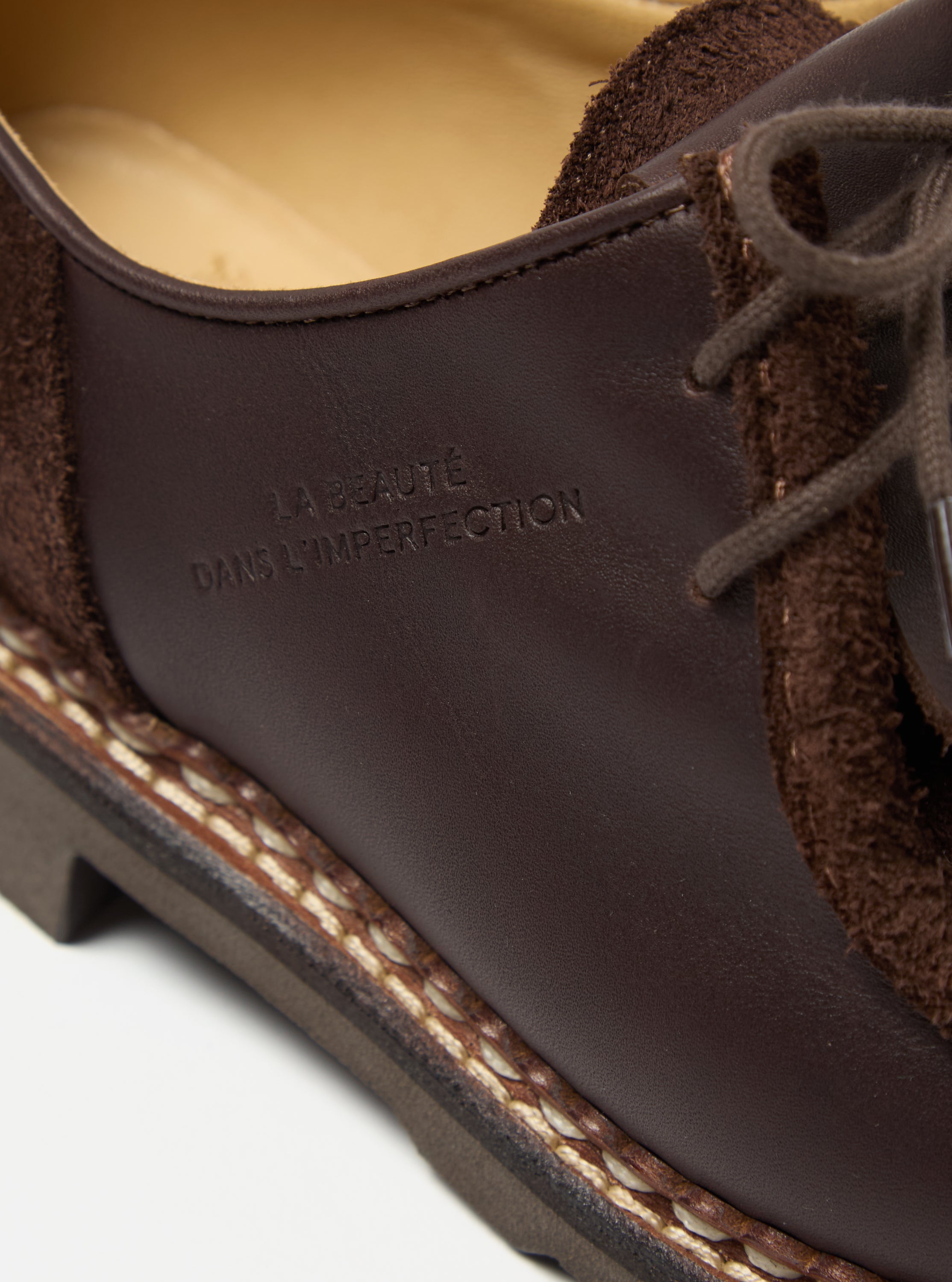 Paraboot x Universal Works Michael in Coffee Leather/Suede