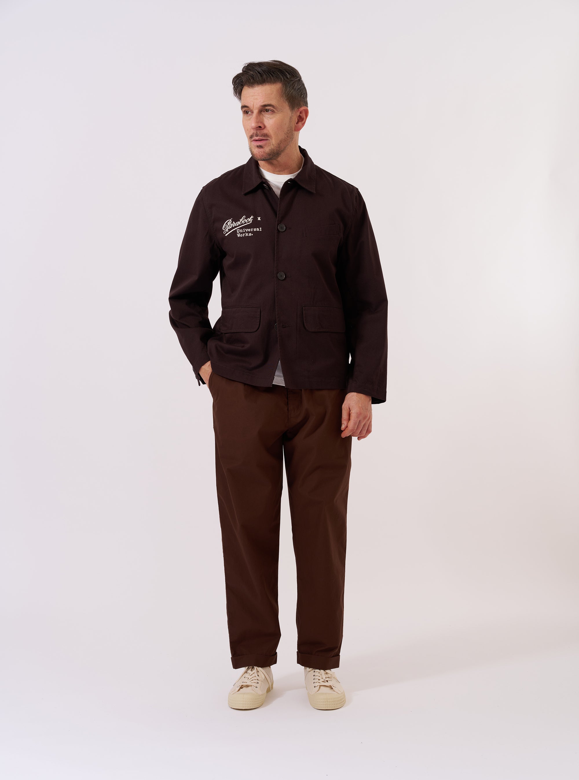 Paraboot x Universal Works Brown Twill Warmus Jacket