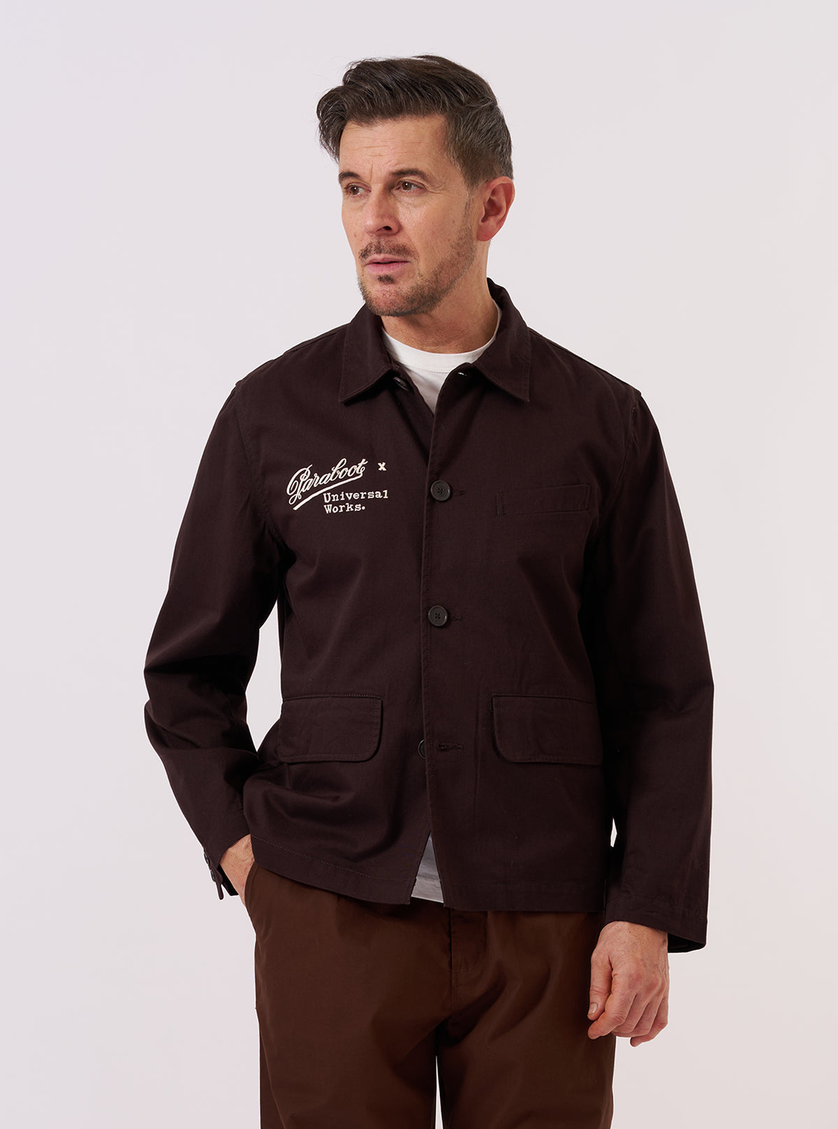 Paraboot x Universal Works Brown Twill Warmus Jacket