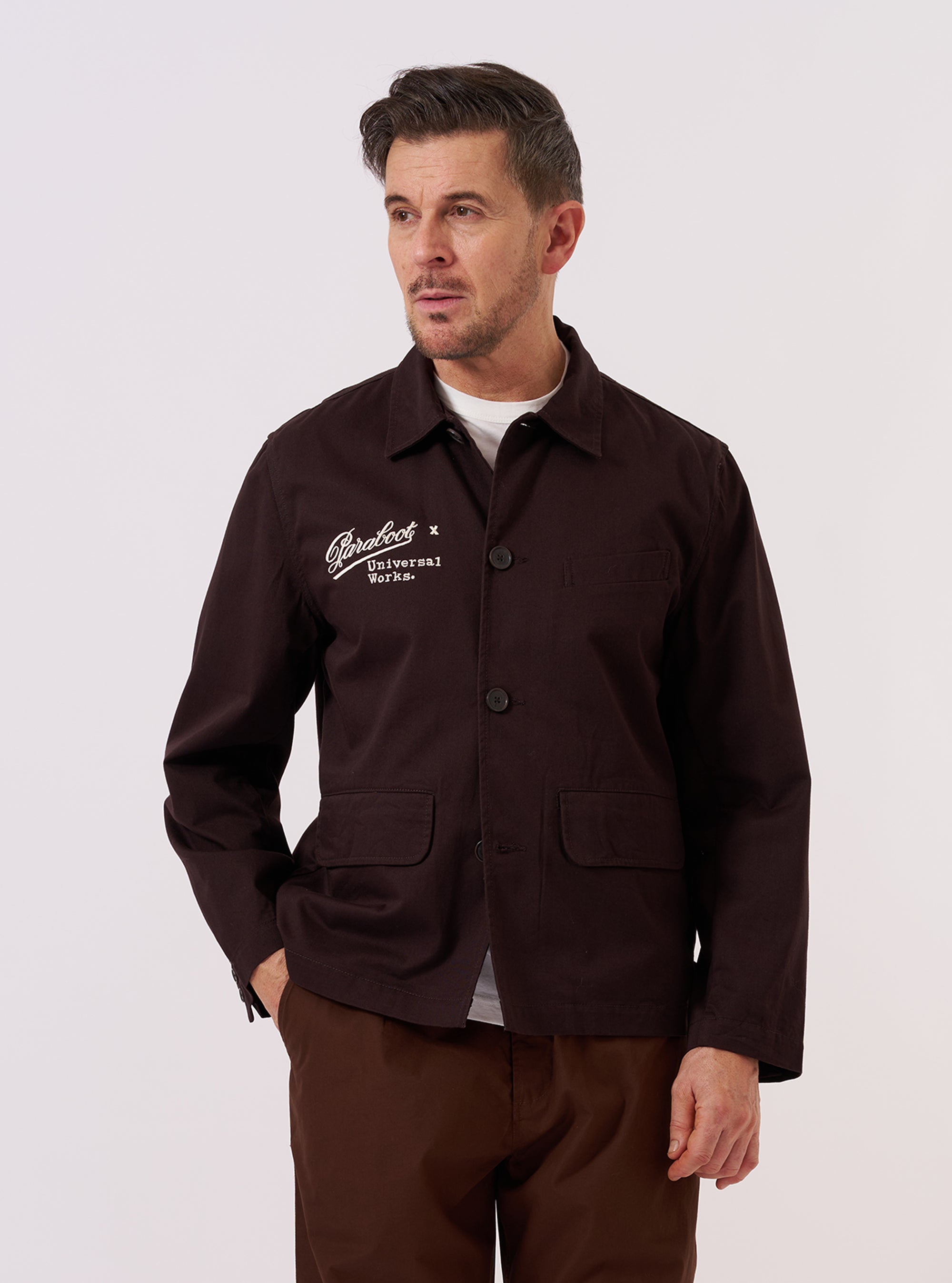 Paraboot x Universal Works Brown Twill Warmus Jacket