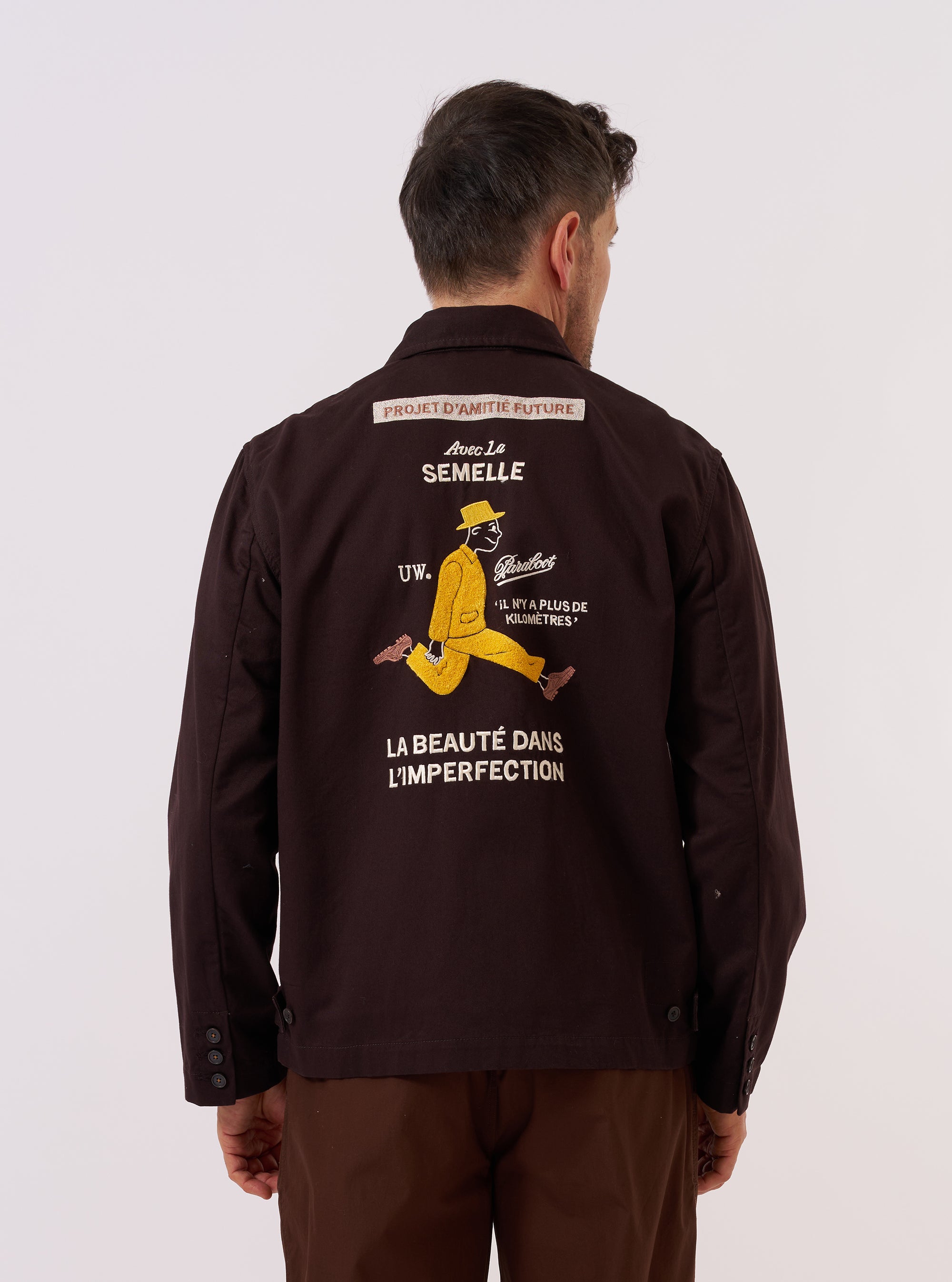 Paraboot x Universal Works Brown Twill Warmus Jacket