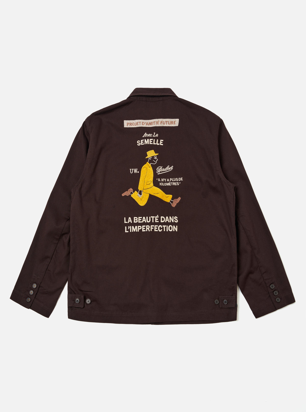 Paraboot x Universal Works Brown Twill Warmus Jacket