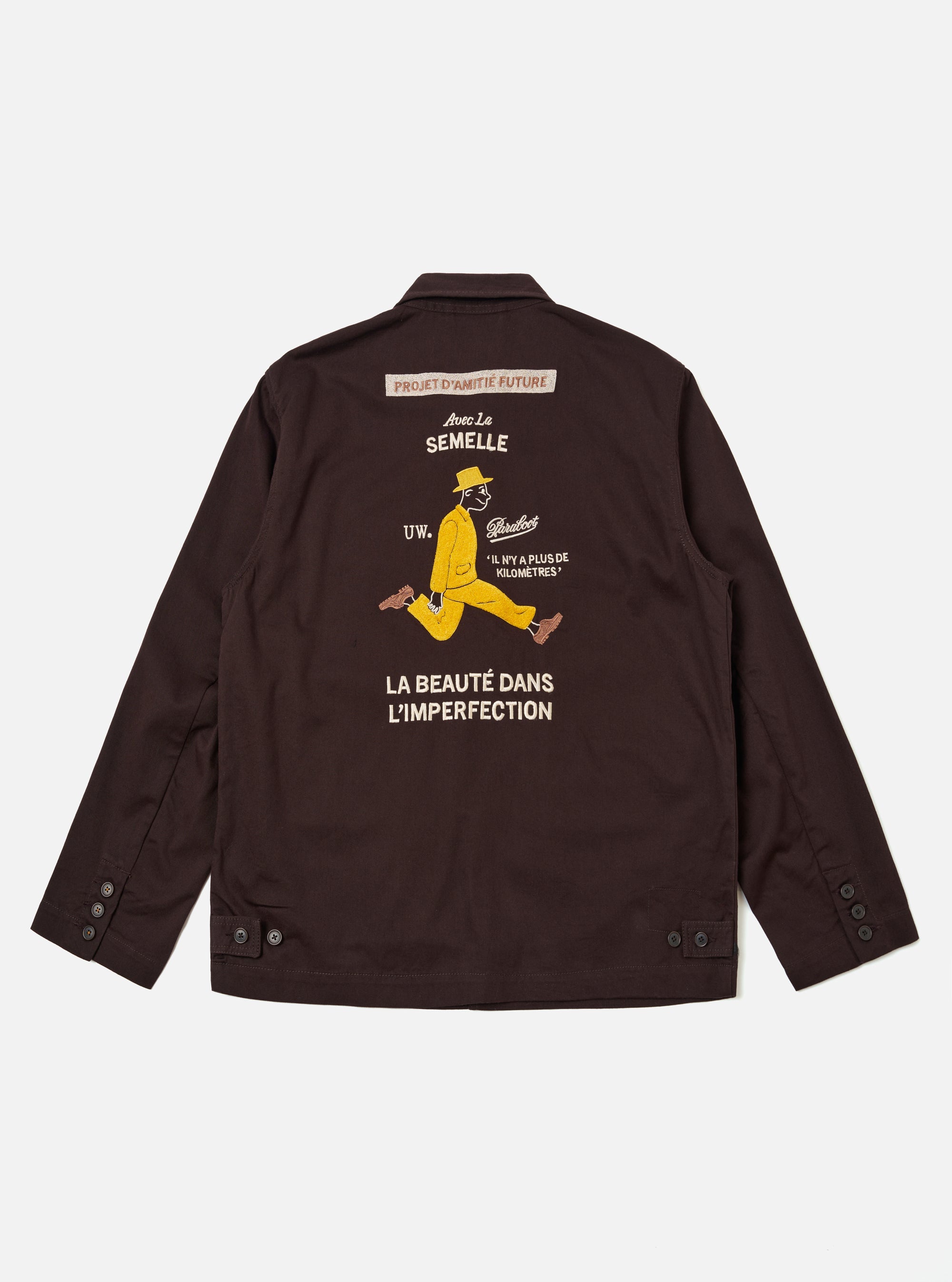Paraboot x Universal Works Brown Twill Warmus Jacket