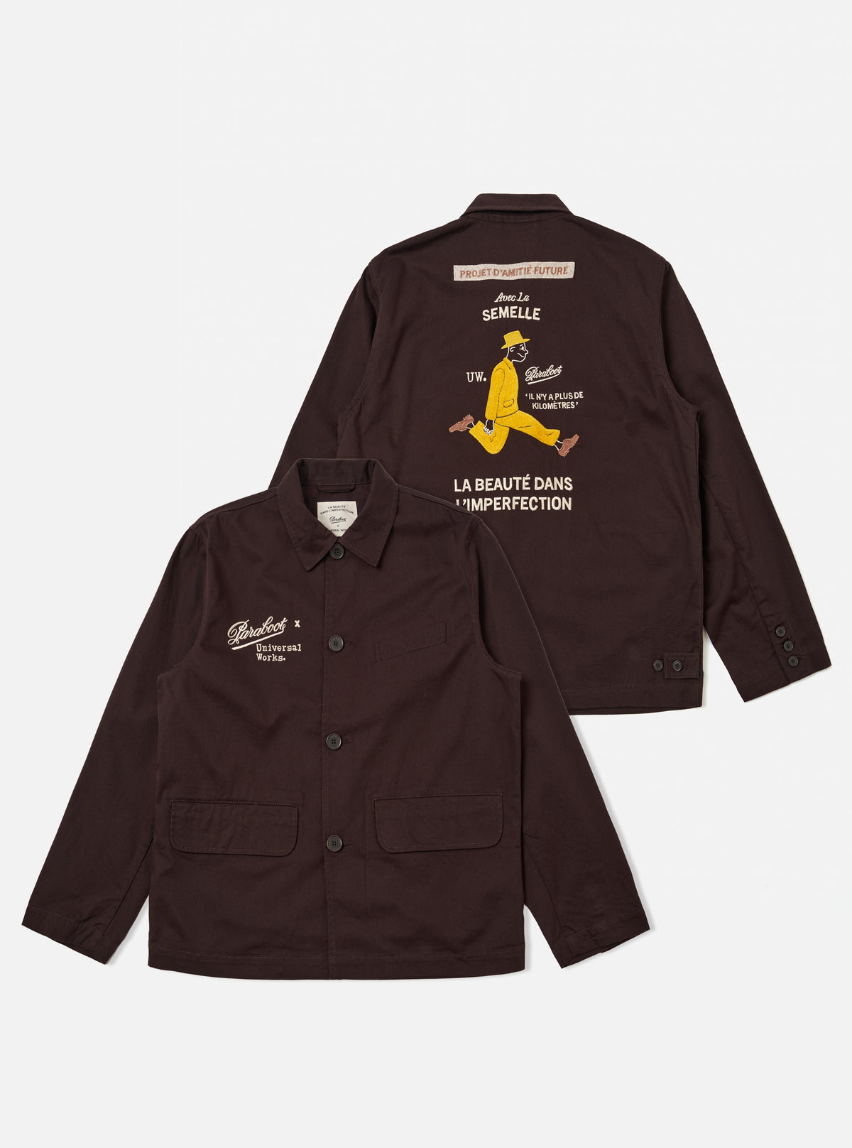 Paraboot x Universal Works Brown Twill Warmus Jacket