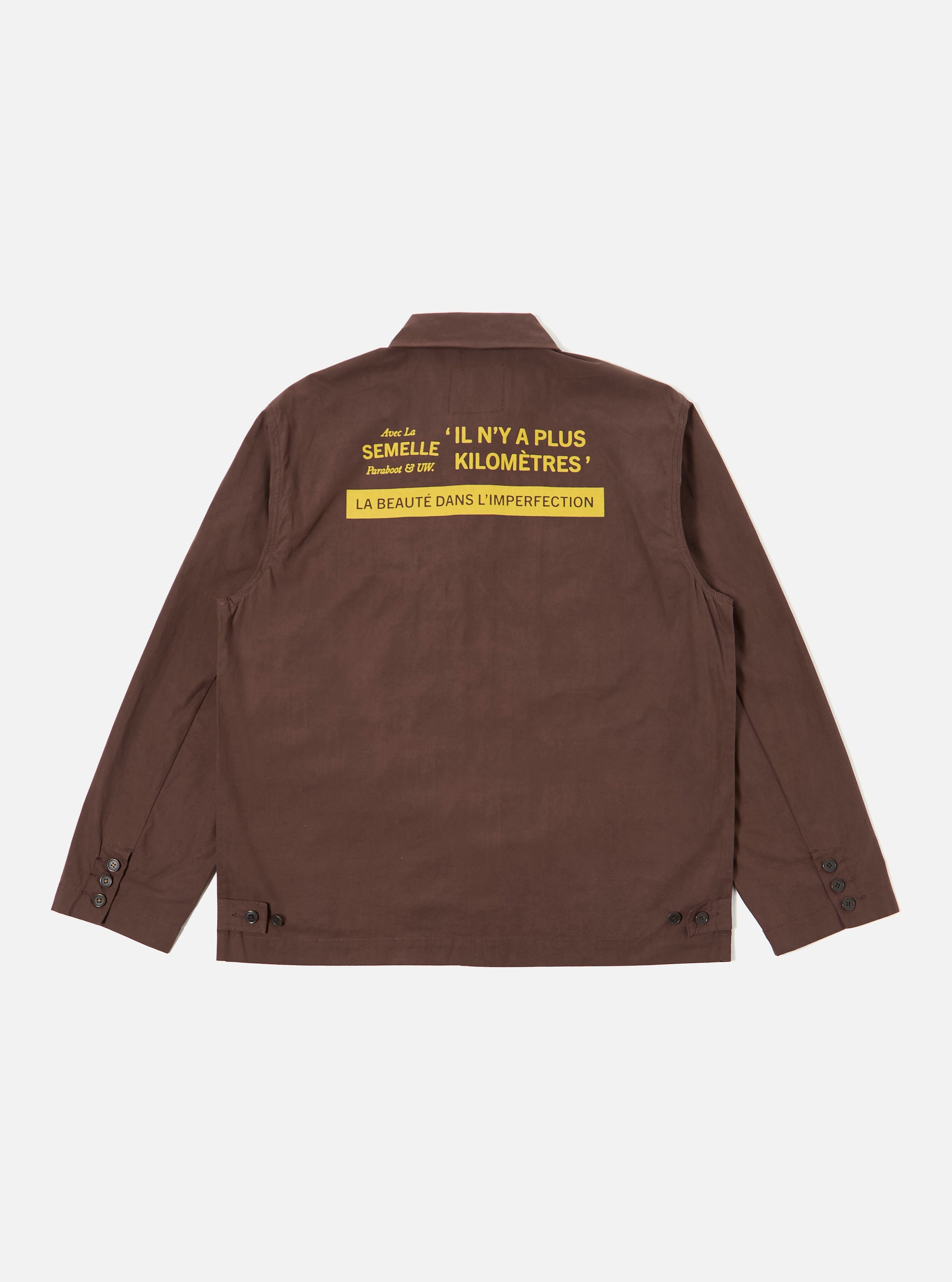 Paraboot x Universal Works Brown Peached Poplin Warmus Jacket