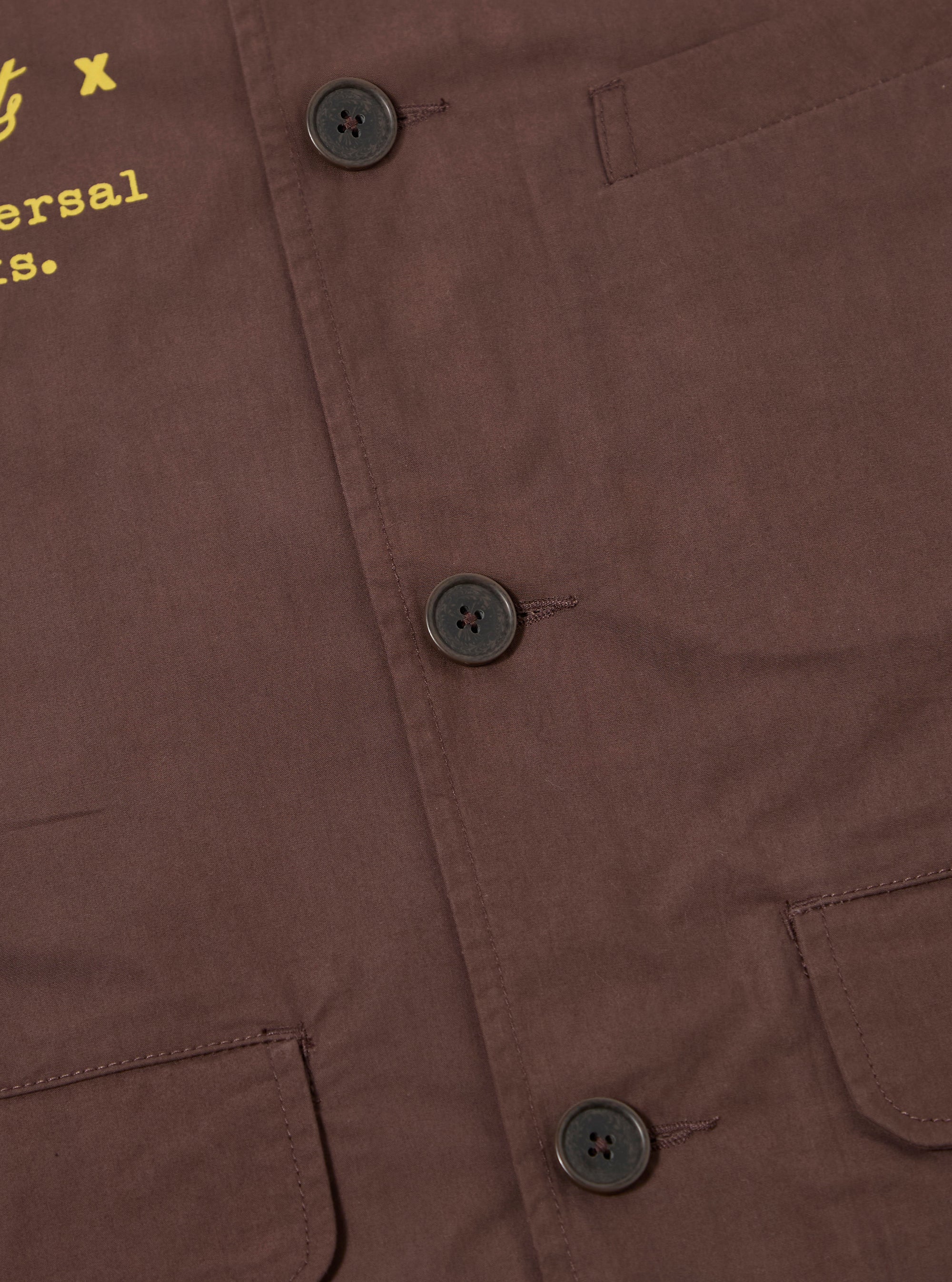 Paraboot x Universal Works Brown Peached Poplin Warmus Jacket