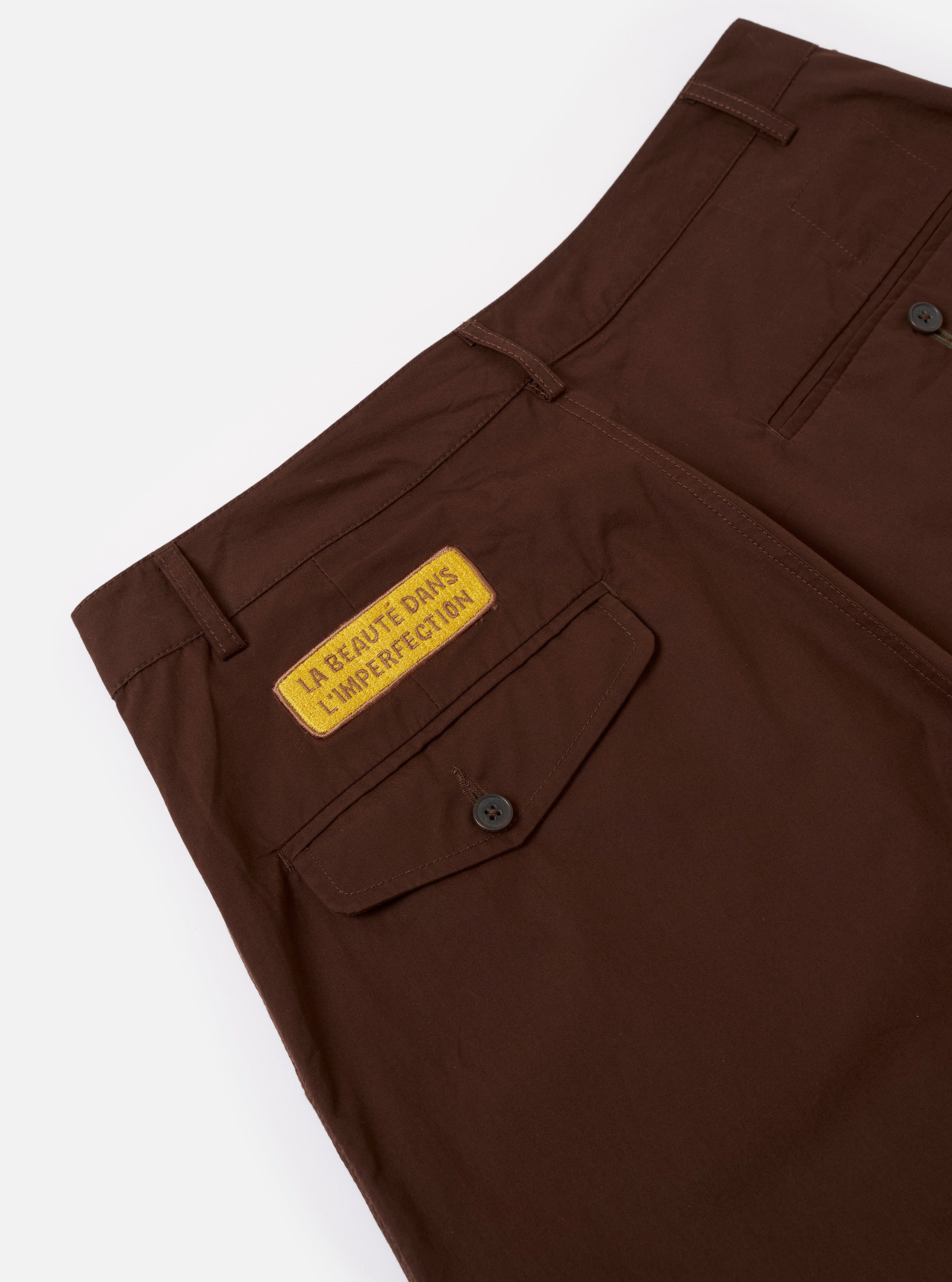 Men's Brown Peached Poplin Super Chino – Universal Works