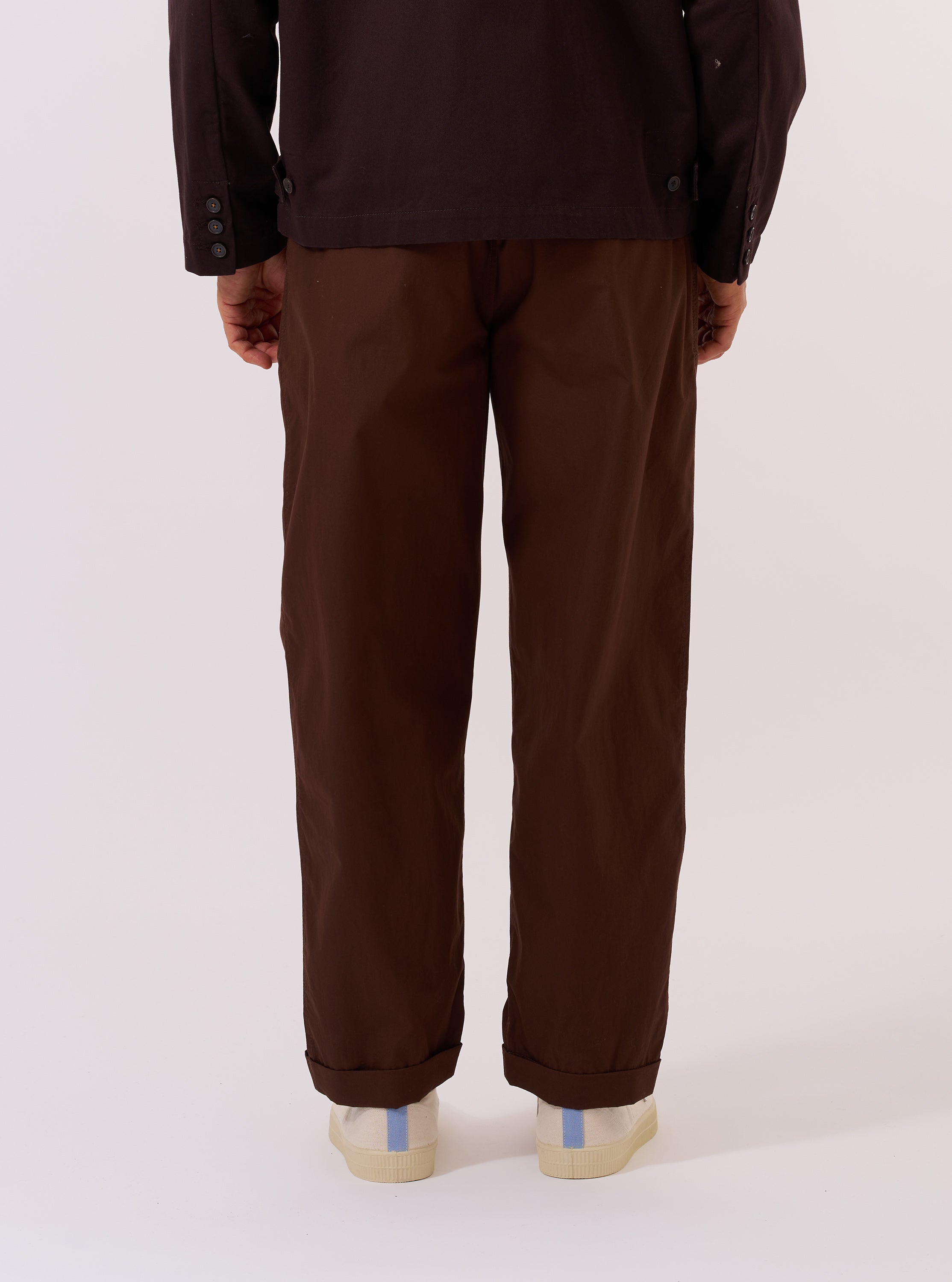 Men's Brown Peached Poplin Super Chino – Universal Works