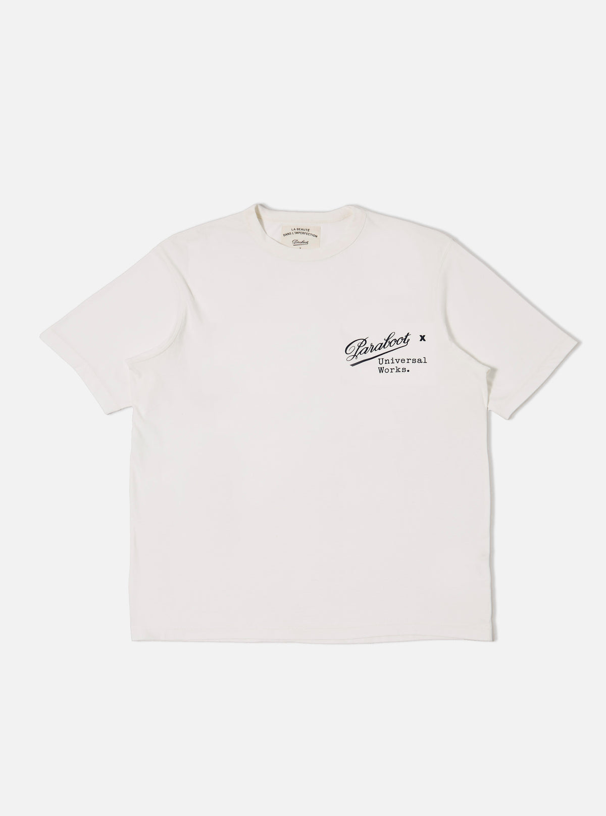 Paraboot x Universal Works Ecru Single Jersey Print Tee