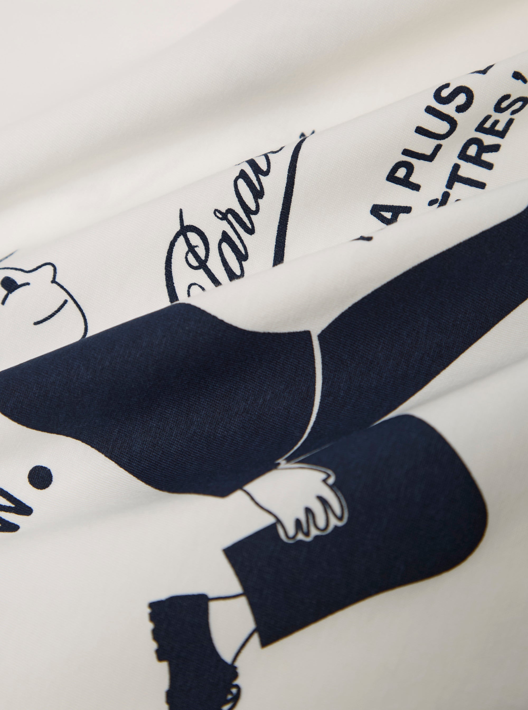 Paraboot x Universal Works Ecru Single Jersey Print Tee