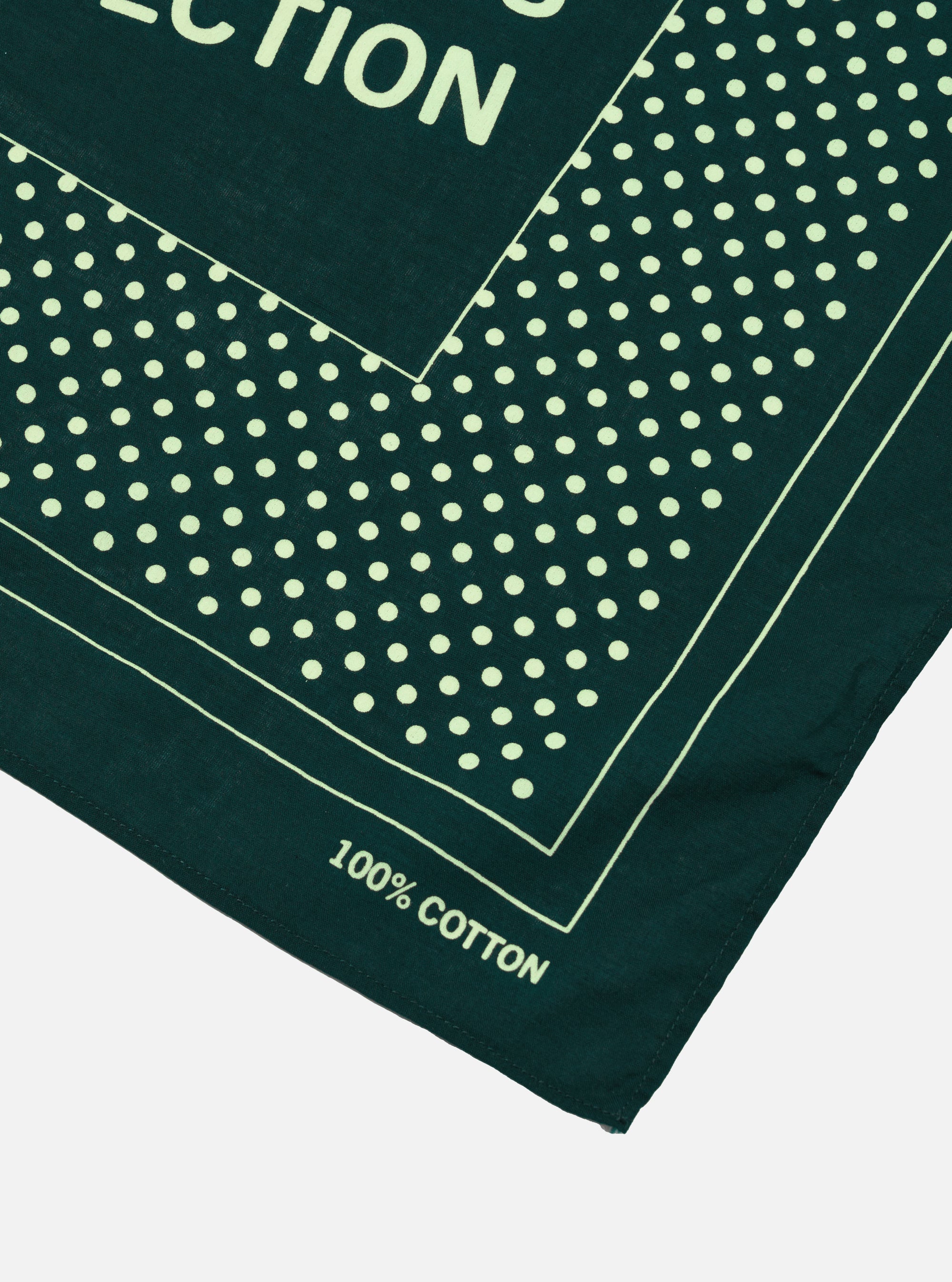 Paraboot x Universal Works Green Cambric Neckerchief