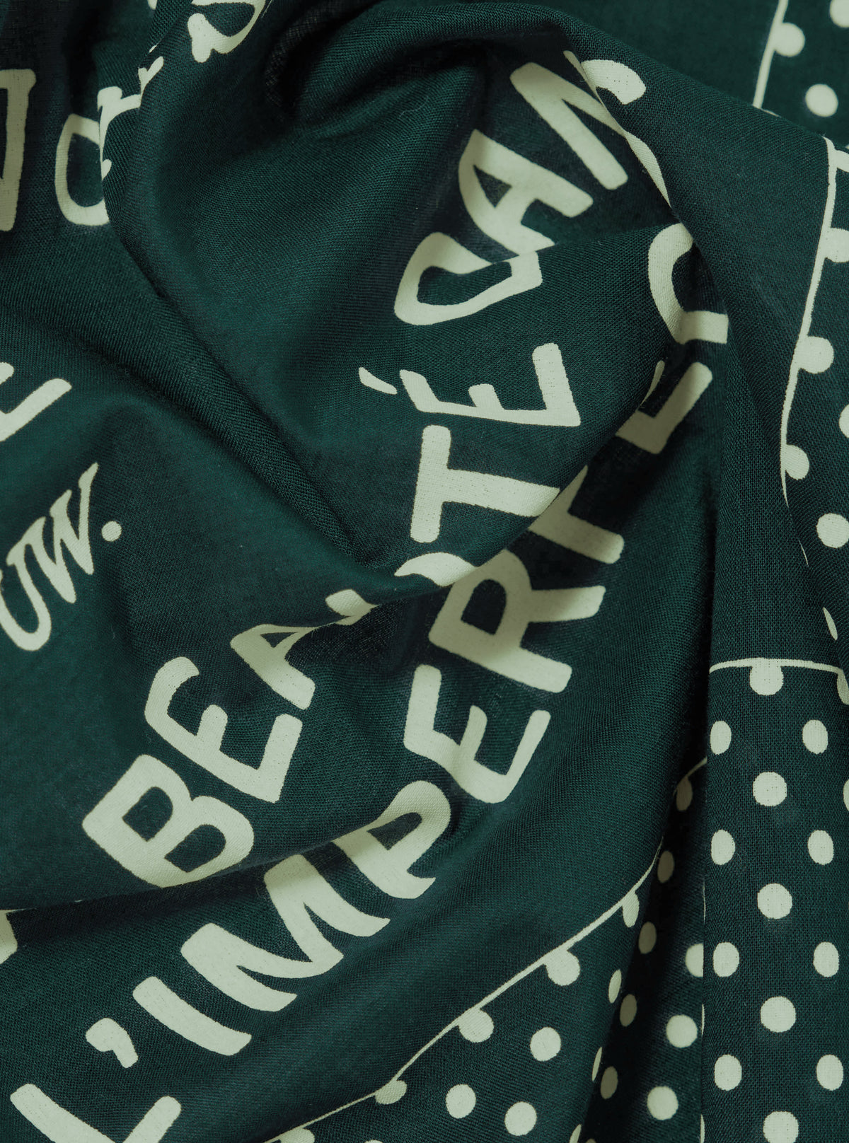 Paraboot x Universal Works Green Cambric Neckerchief