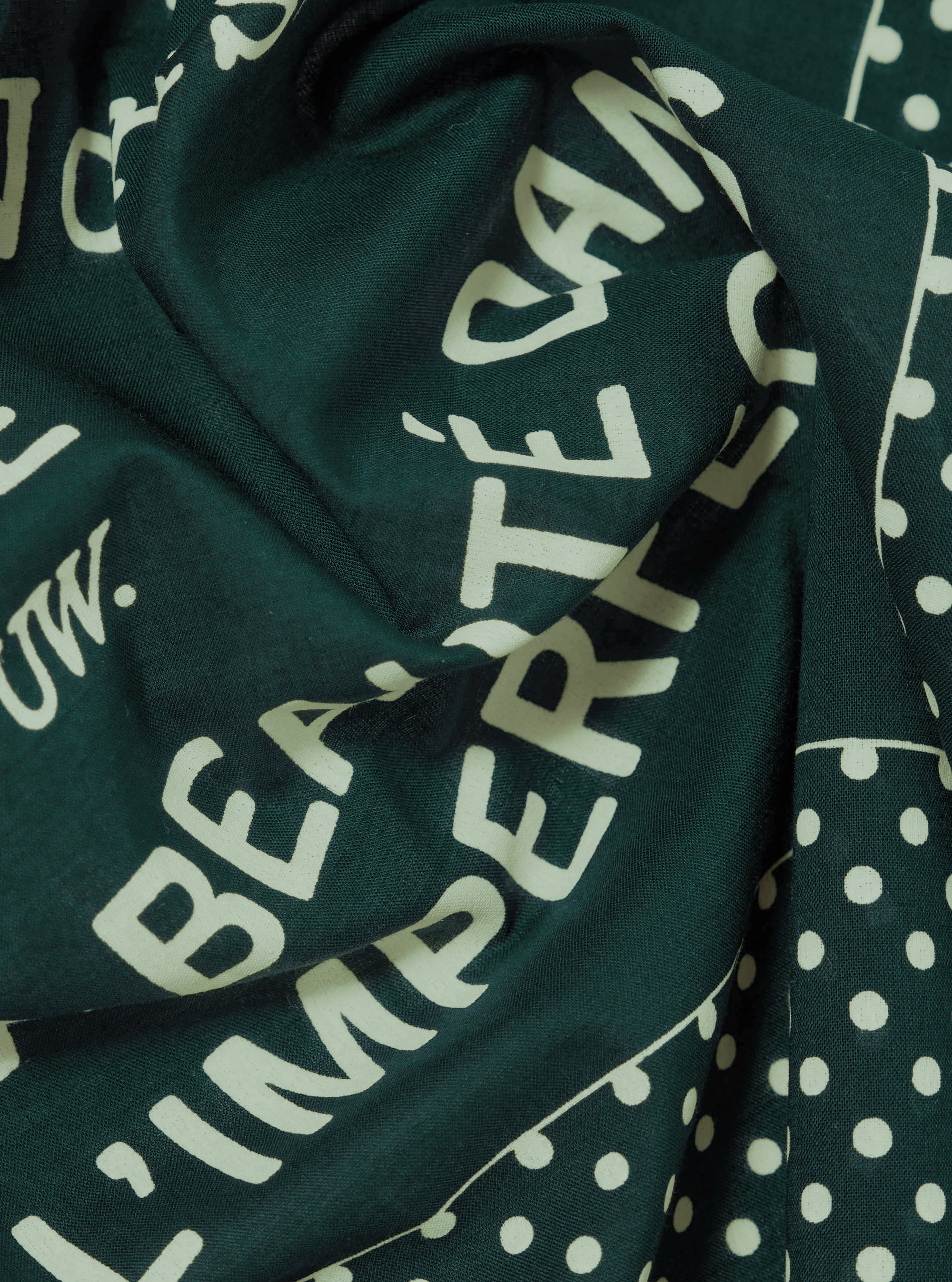 Paraboot x Universal Works Green Cambric Neckerchief