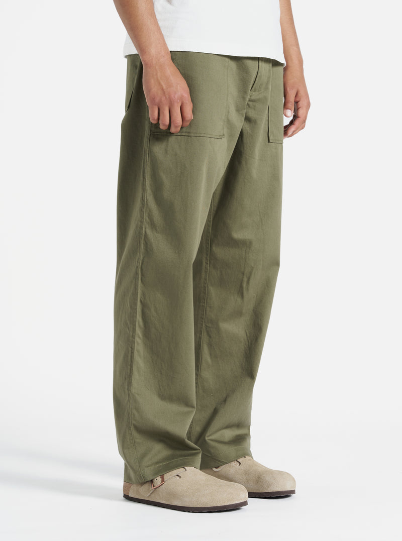 Light Olive Twill Fatigue Pant (Undarted)