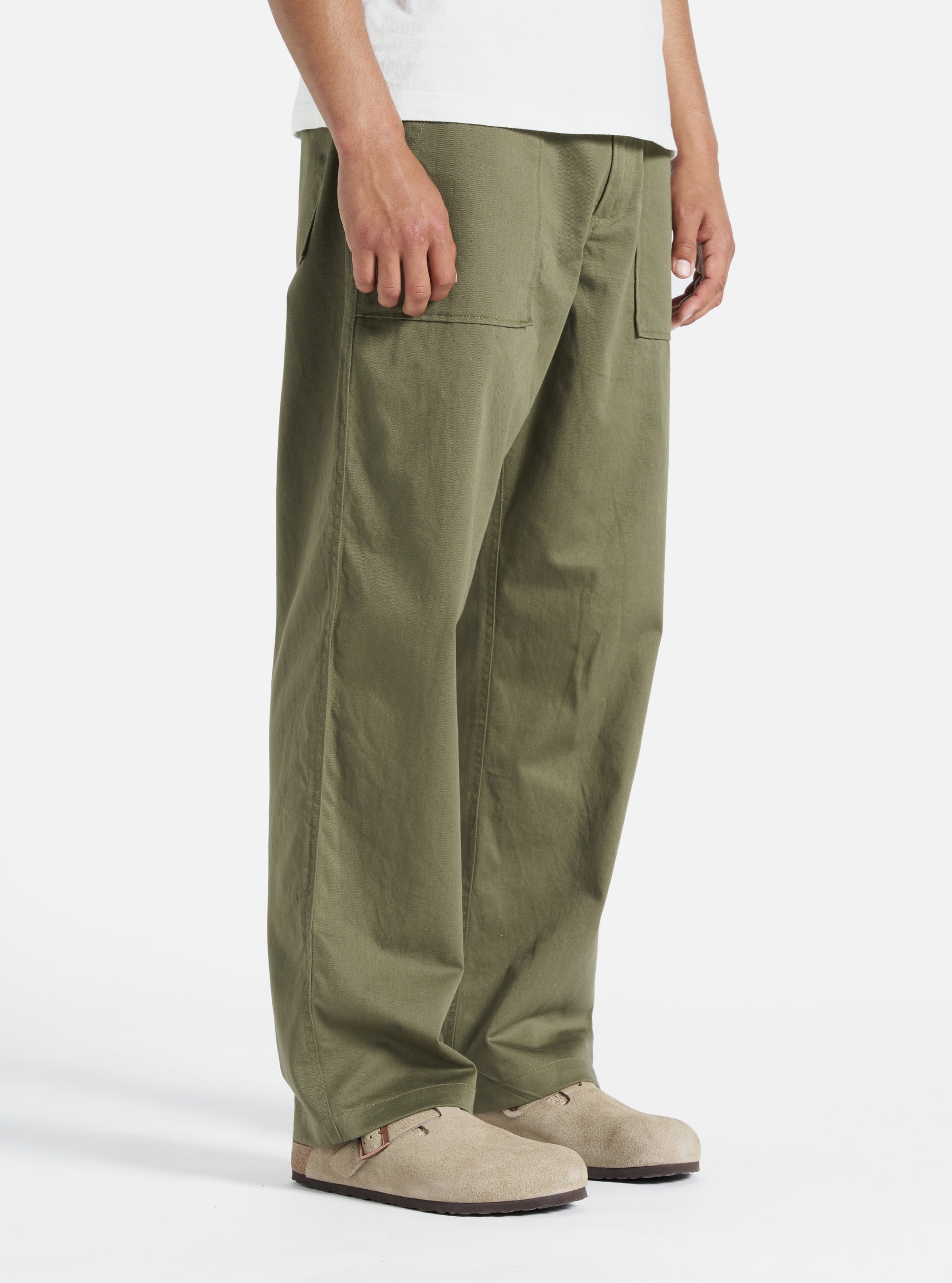Light Olive Twill Fatigue Pant (Undarted)