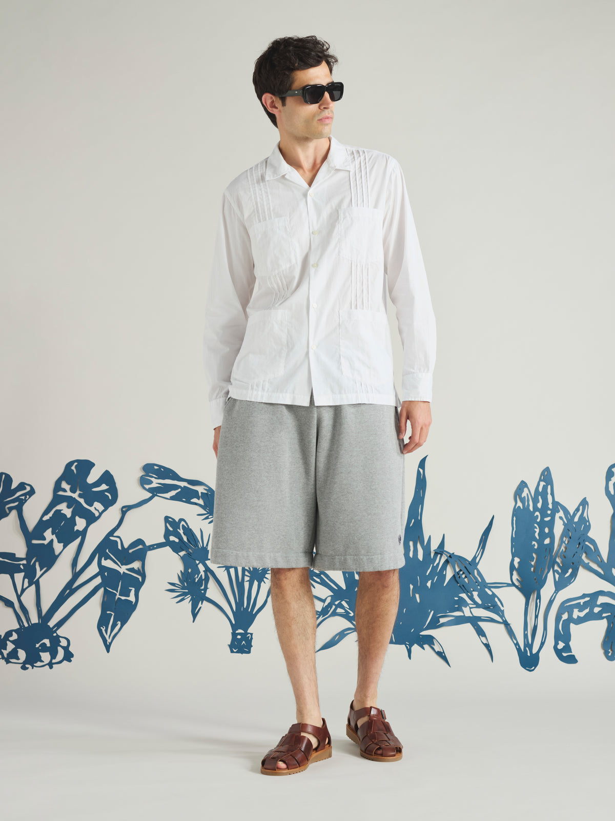 White Poplin Dwight Overshirt