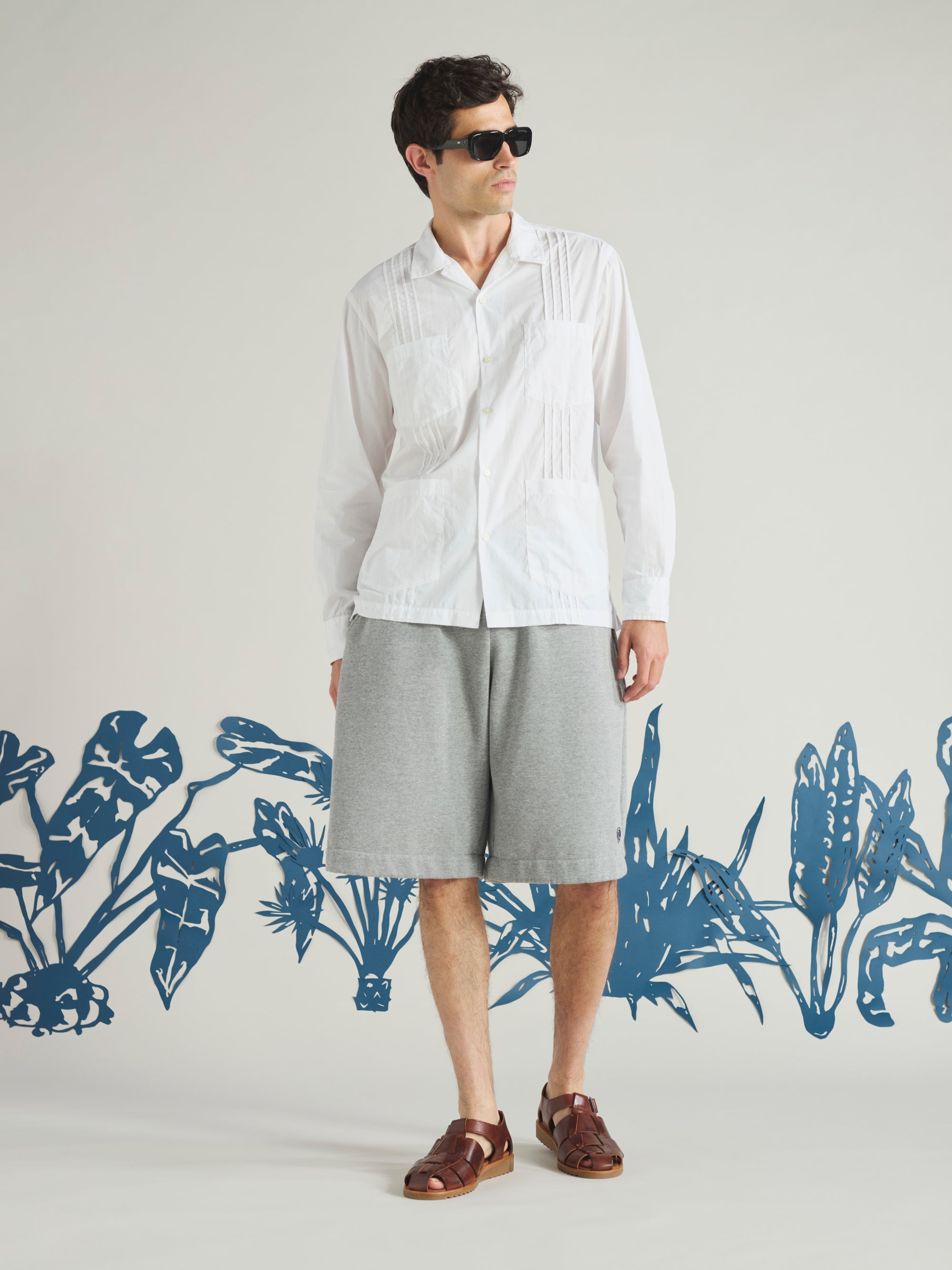 White Poplin Dwight Overshirt