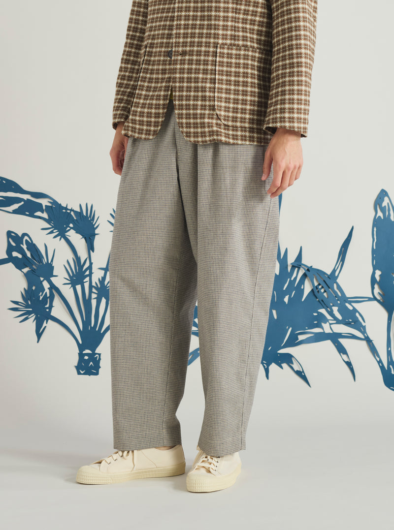 Multi Lucas Cotton Mix Oxford Pant