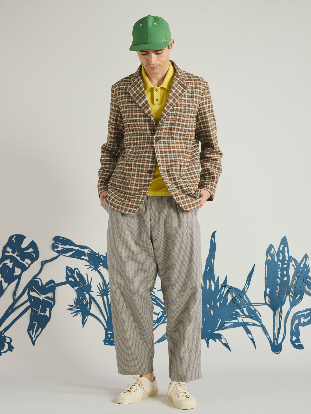 Multi Lucas Cotton Mix Oxford Pant