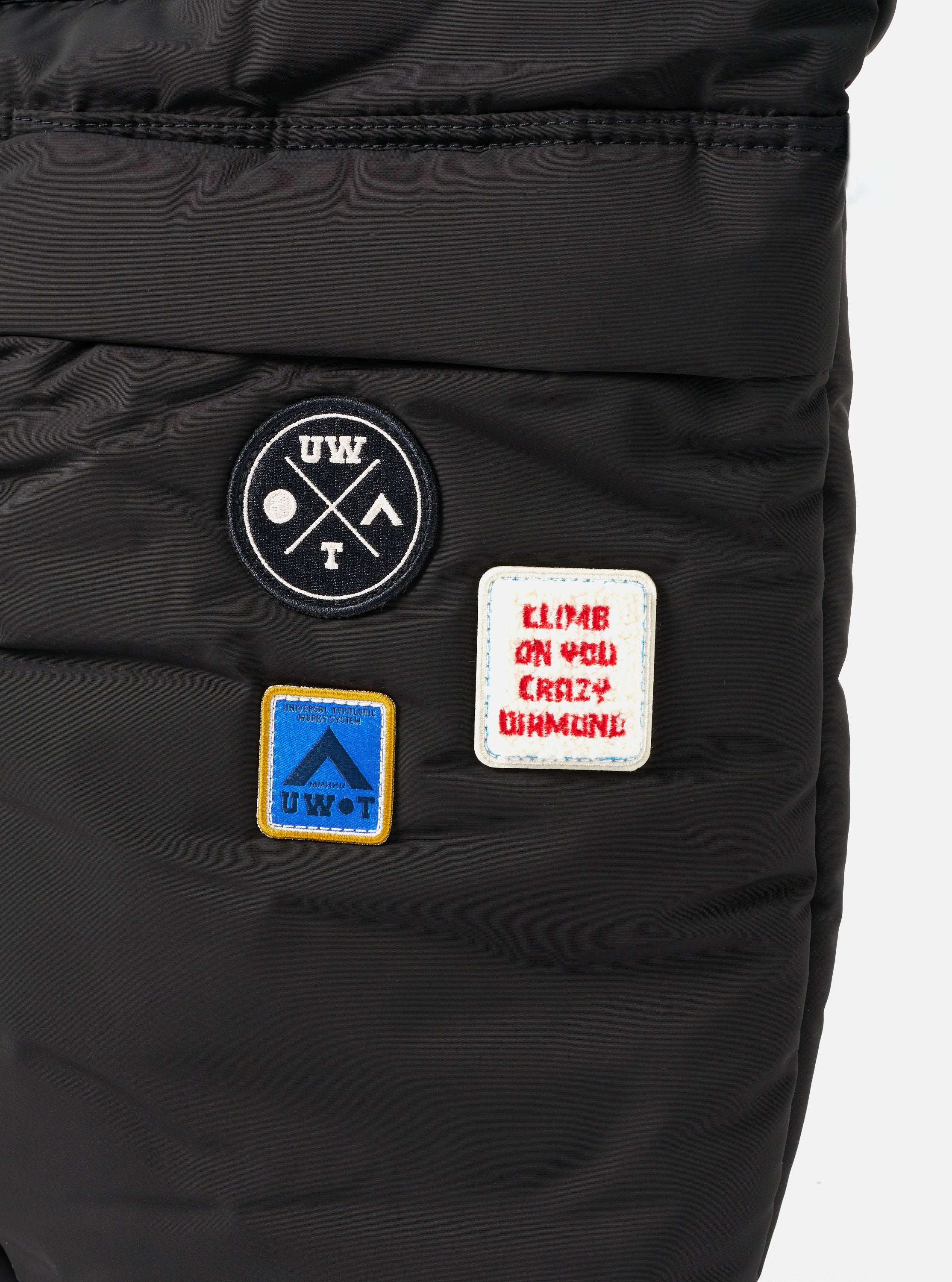 ストラップ付TopologieXUniversalWorksHelmet Bag Topologie x Universal Works Black UW Tech Helmet Bag