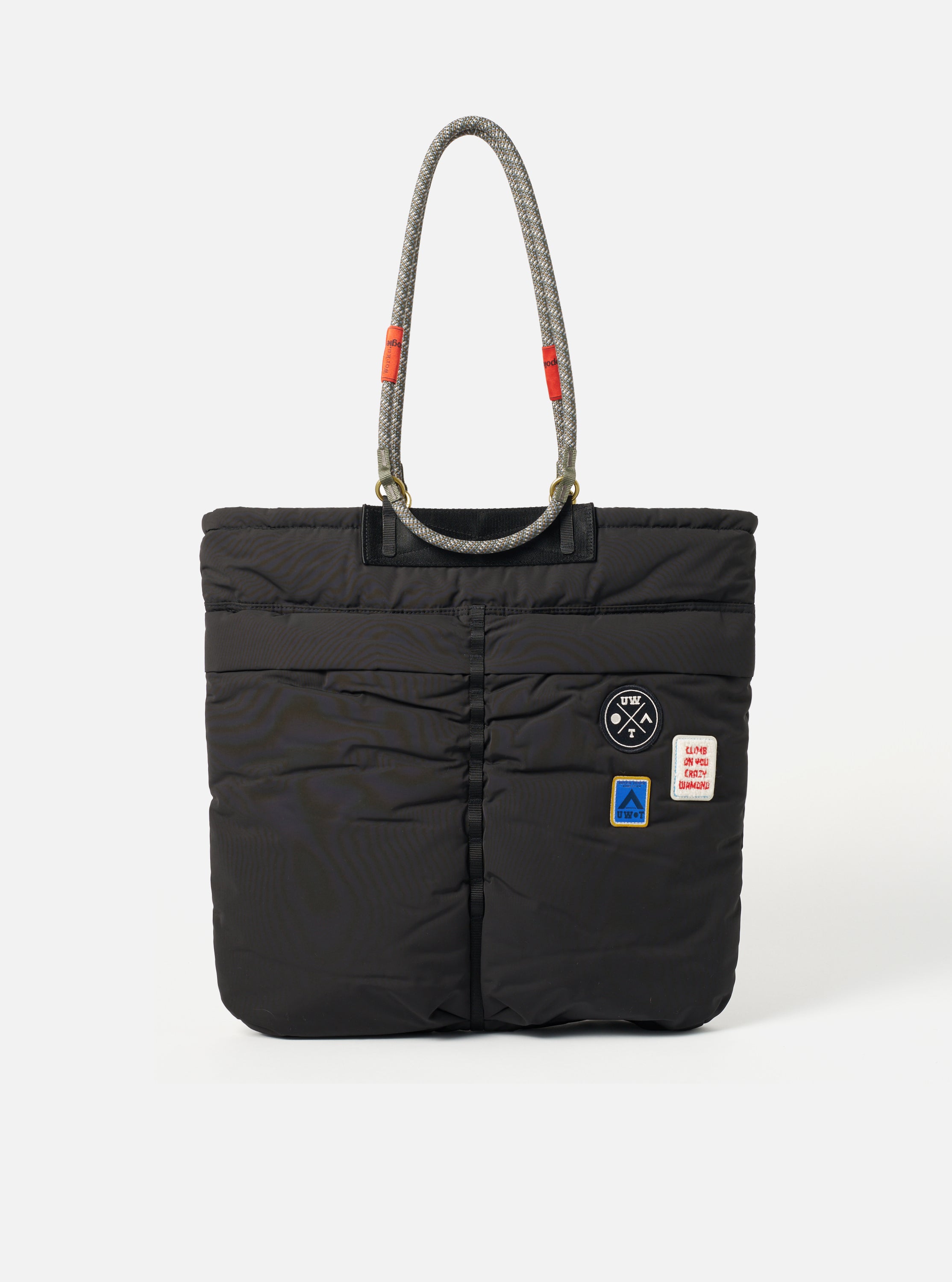 ストラップ付TopologieXUniversalWorksHelmet Bag Topologie x Universal Works Black UW Tech Helmet Bag