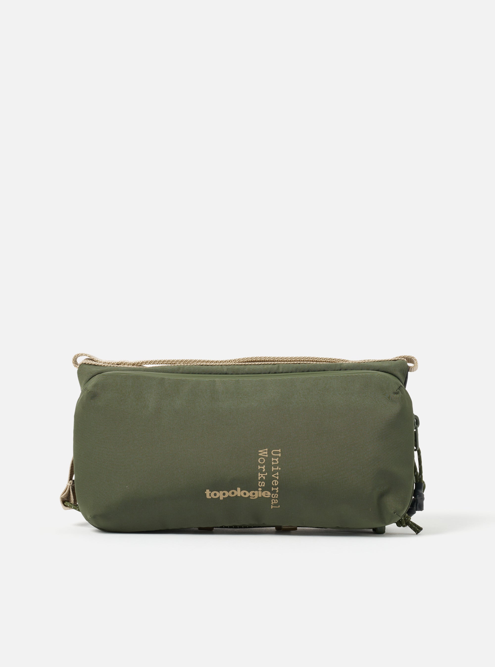Topologie x Universal Works Rifle Green UW Tech Bottle Sacoche Medium