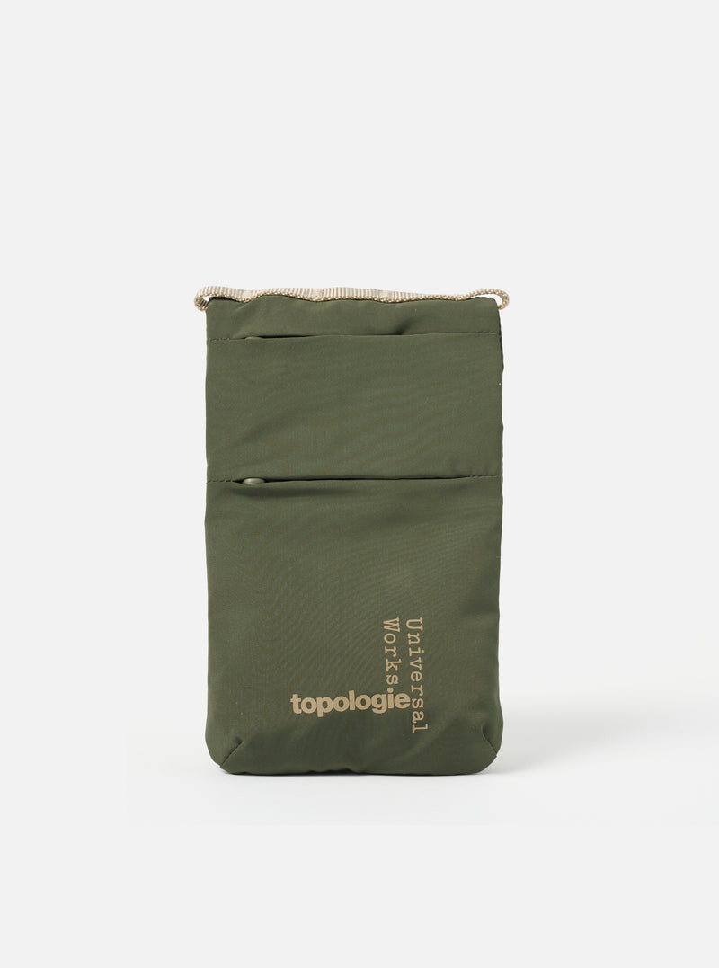 Topologie x Universal Works Rifle Green UW Tech Phone Sacoche
