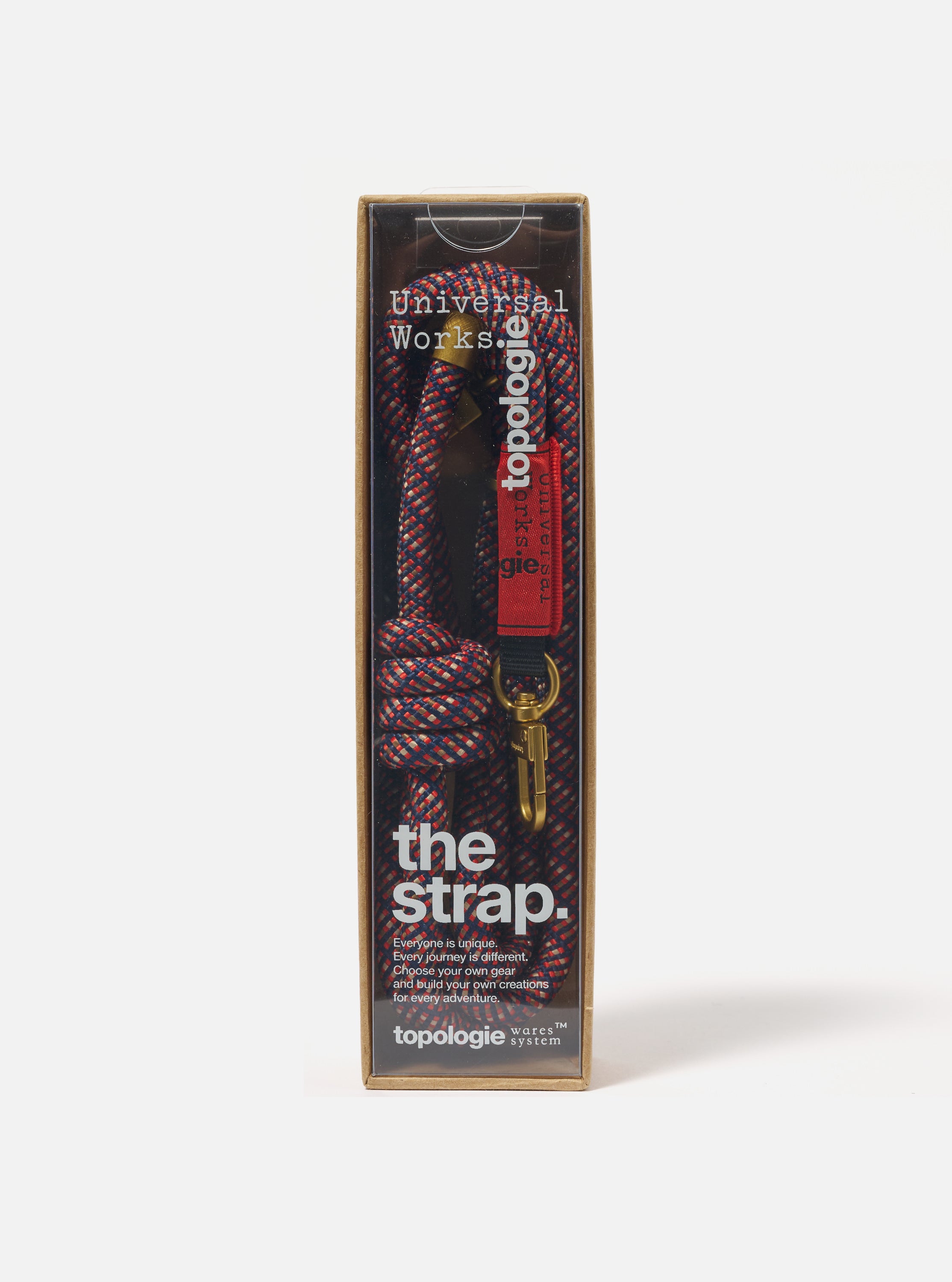 Topologie x Universal Works Red Hitch UW Rope 8mm Rope Strap