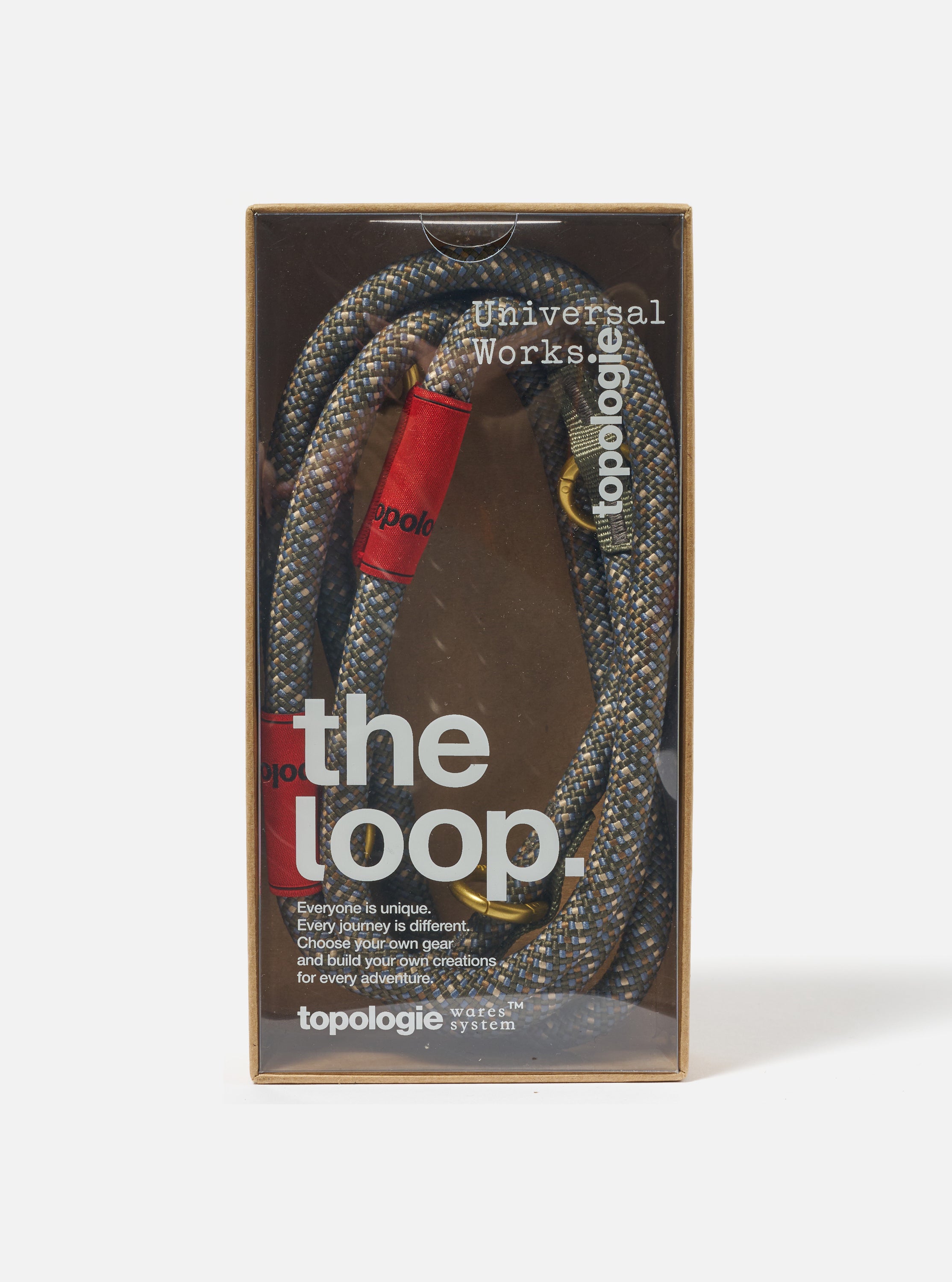 Topologie x Universal Works Olive Hitch UW Rope 10mm Rope Loop