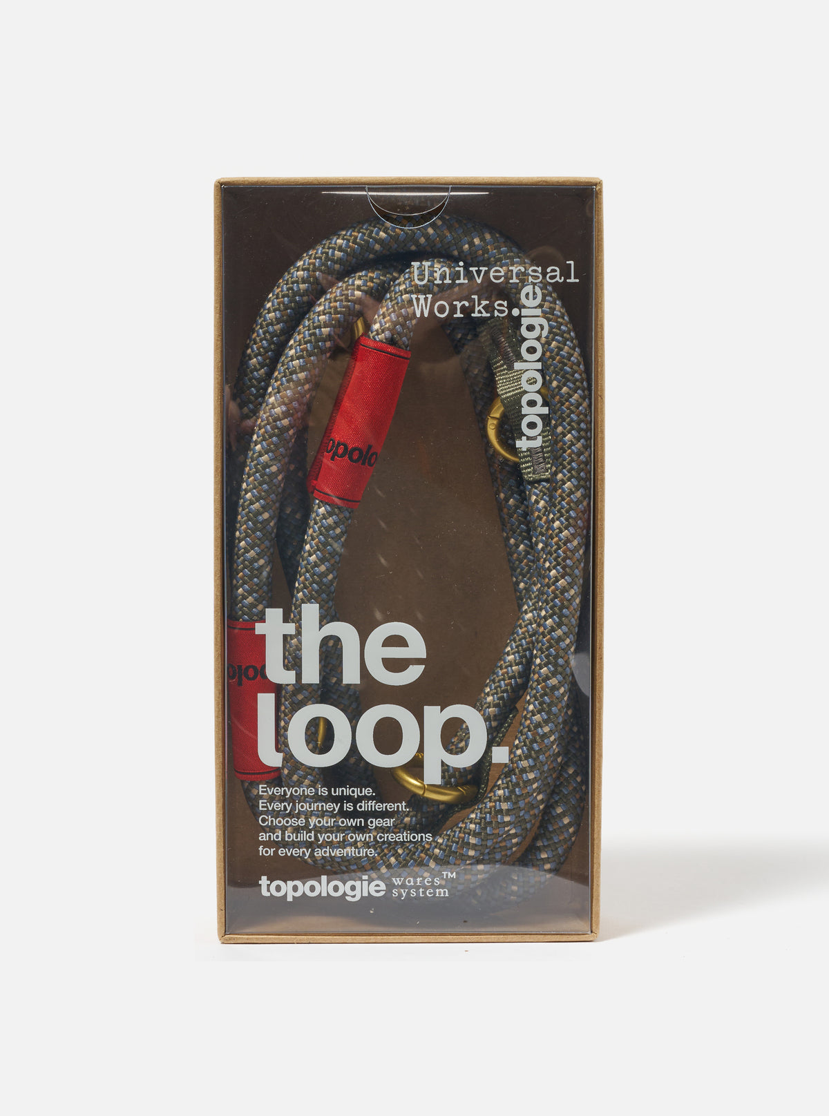 Topologie x Universal Works Olive Hitch UW Rope 10mm Rope Loop