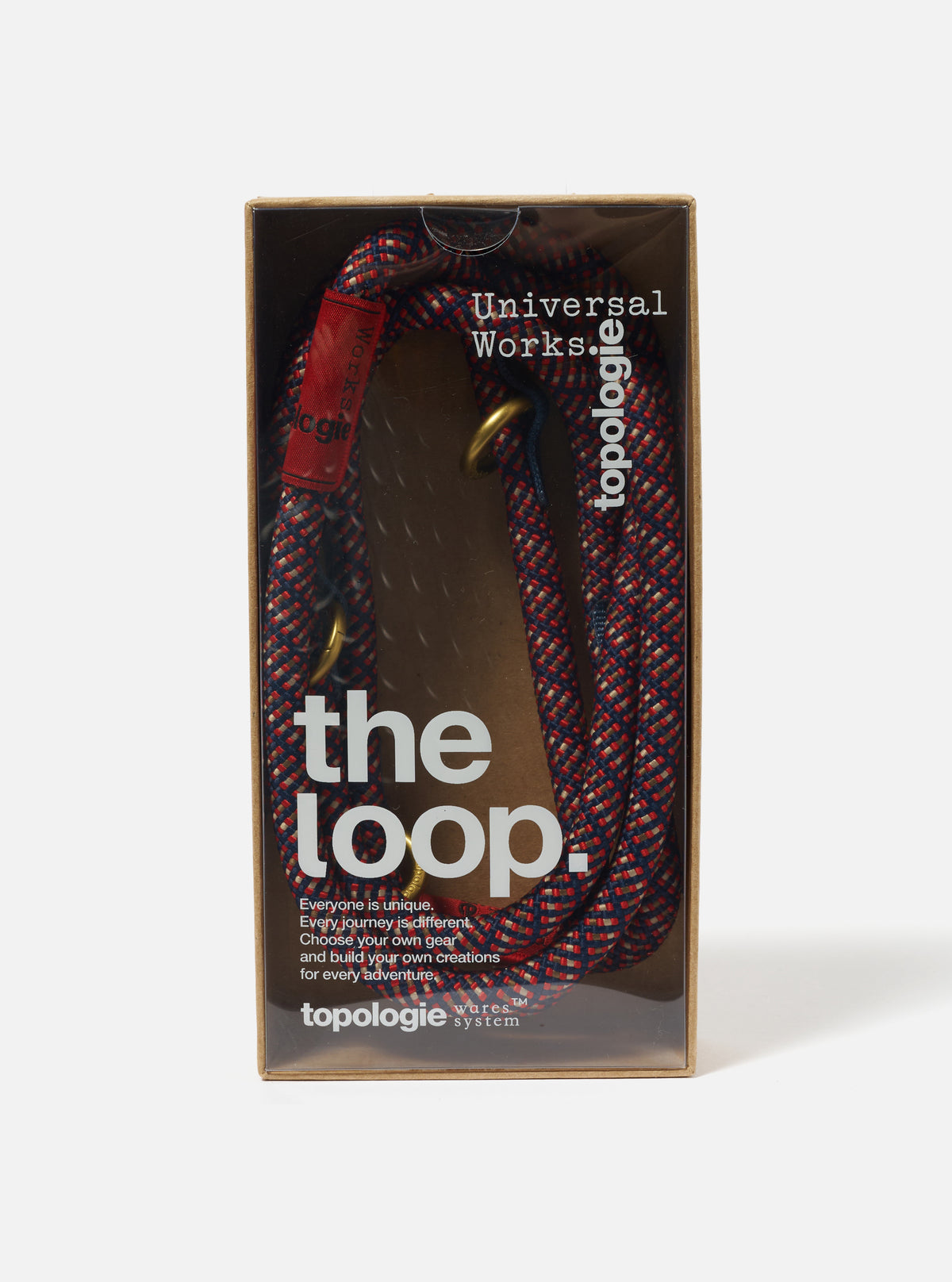 Topologie x Universal Works Red Hitch UW Rope 10mm Rope Loop