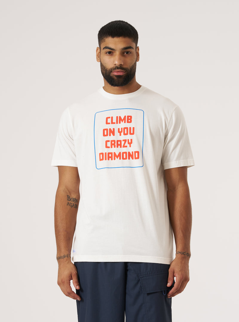 Topologie x Universal Works Ecru Organic Jersey Climb Print Tee