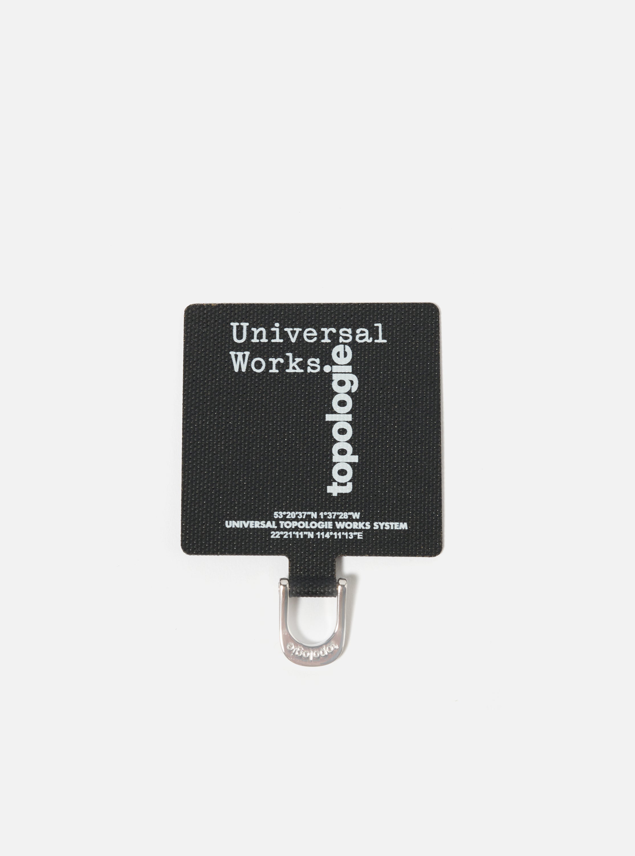 Topologie x Universal Works Black UW Tech Phone Strap Adapter