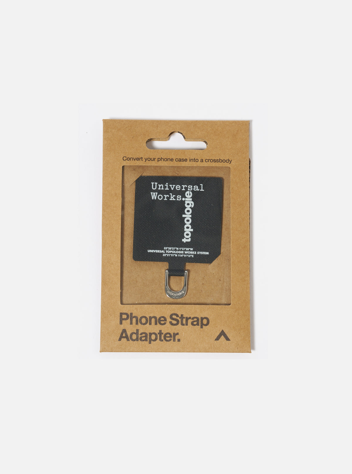 Topologie x Universal Works Black UW Tech Phone Strap Adapter