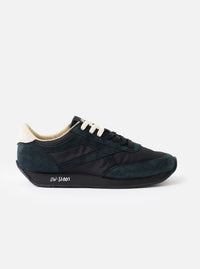 Walsh x Universal Works Tornado in Black Leather/Canvas
