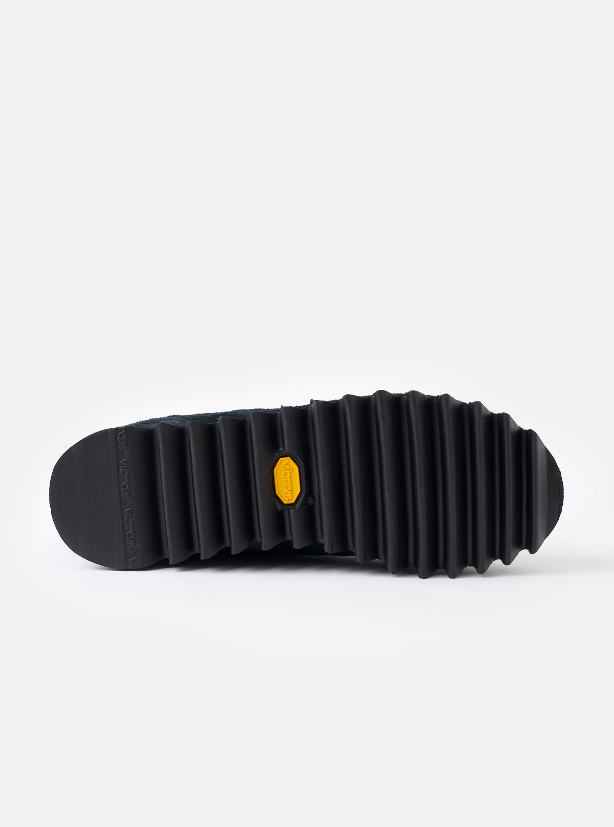 Walsh x Universal Works Ensign in Black Leather/Canvas