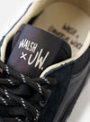 Walsh x Universal Works Ensign in Black Leather/Canvas