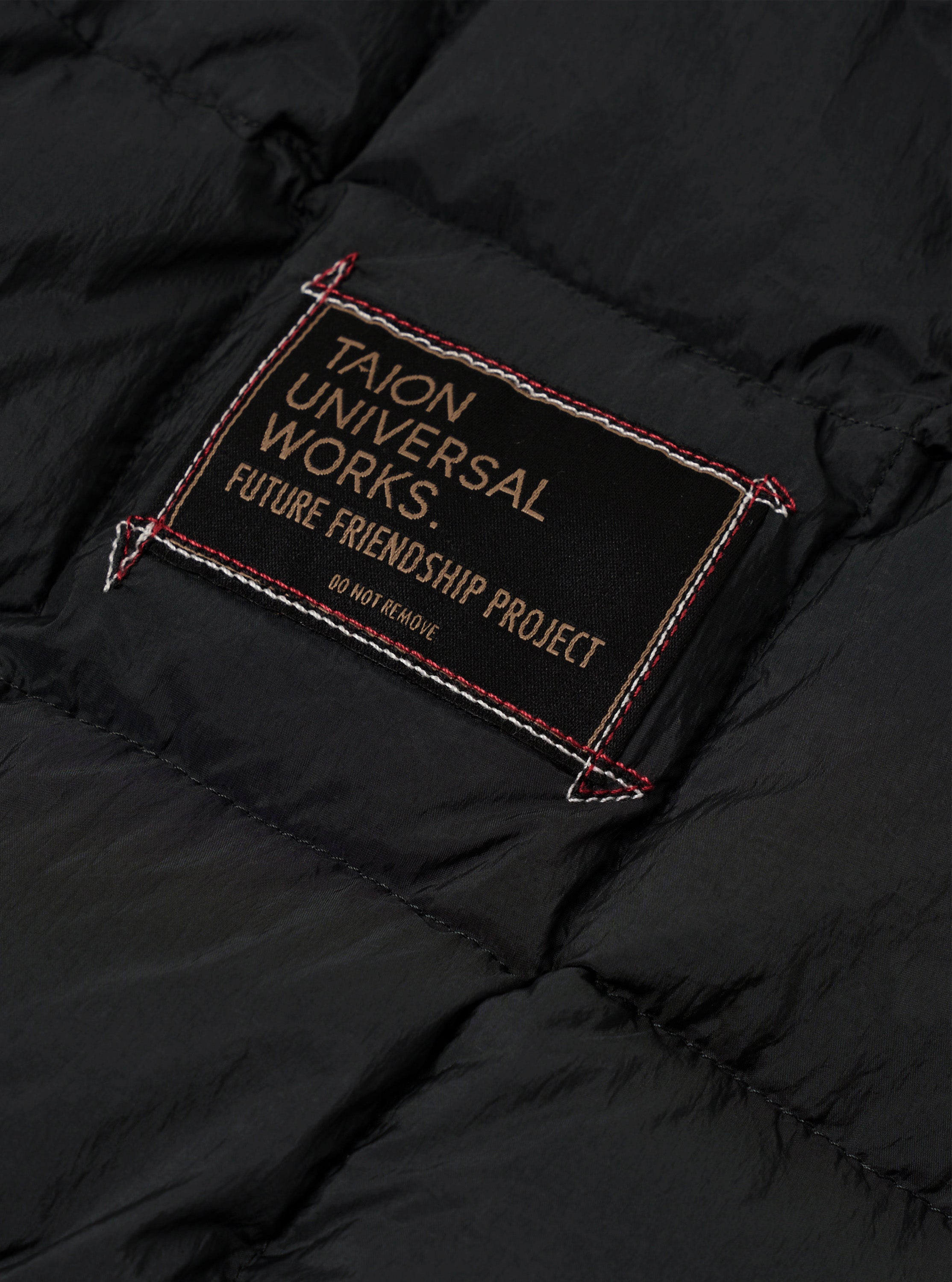 Men's Black Nylon Soft Shell Down Cardigan – Universal Works