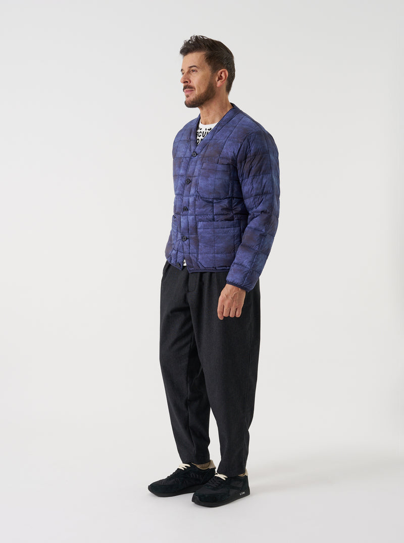 TAION x Universal Works Cloud Camo Nylon Soft Shell Down Cardigan