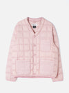 TAION x Universal Works Pink Nylon Soft Shell Down Cardigan
