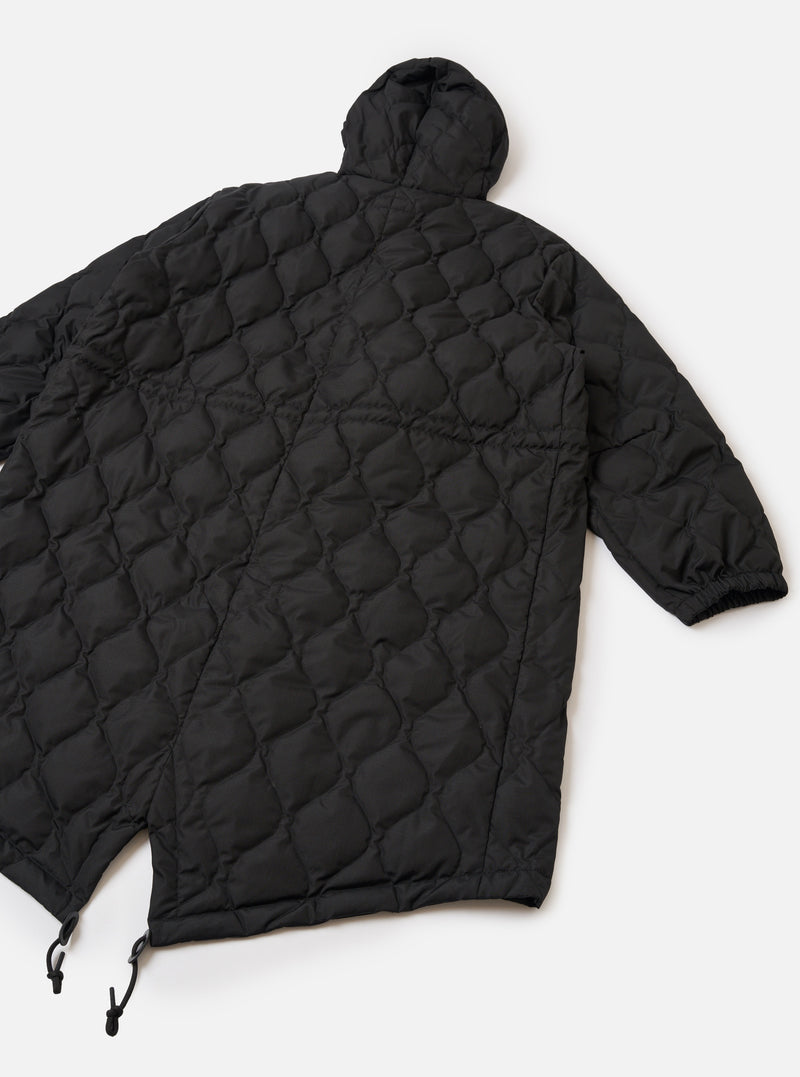 TAION x Universal Works Black Military Hard Shell Down Mod Parka