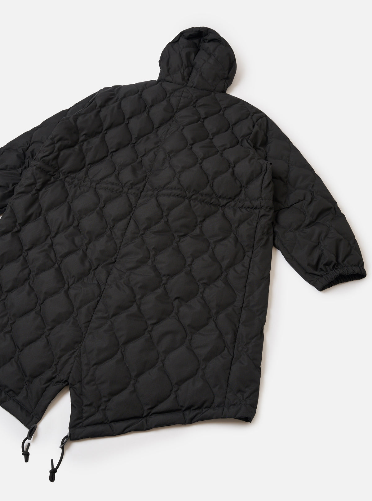 TAION x Universal Works Black Military Hard Shell Down Mod Parka