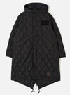 TAION x Universal Works Black Military Hard Shell Down Mod Parka