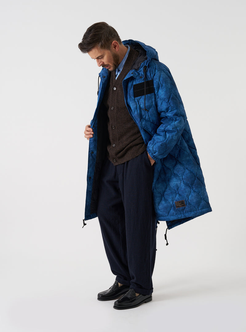 TAION x Universal Works Cloud Camo Military Hard Shell Down Mod Parka
